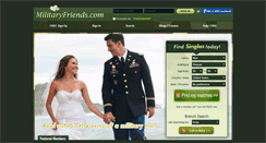 Desktop Screenshot of militaryfriends.com